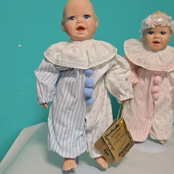 Vintage Seymour Mann Happy  Baby Boy Girl Lifelike Porcelain Doll Lot - Picture 3 of 12